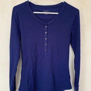 Blue Eddie Bauer Thermal shirt